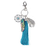 Artilady Natural Stone Tassel Keychain