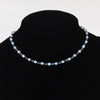 Artilady Opal Stone Beads Choker Necklace