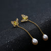 Artilady Pearl Sterling Silver Earrings
