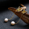 Artilady Pearl Sterling Silver Earrings