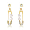 Artilady Pearl Sterling Silver Earrings