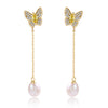 Artilady Pearl Sterling Silver Earrings