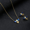 Artilady Pearl Sterling Silver Jewelry Set