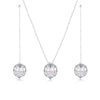 Artilady Pearl Sterling Silver Jewelry Set