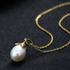Artilady Pearl Sterling Silver Jewelry Set