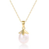 Artilady Pearl Sterling Silver Jewelry Set