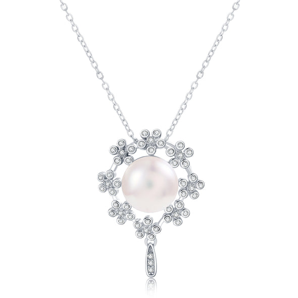 Artilady Pearl Sterling Silver Necklace