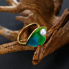Artilady Pearl Sterling Silver Ring