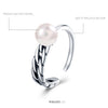 Artilady Pearl Sterling Silver Ring