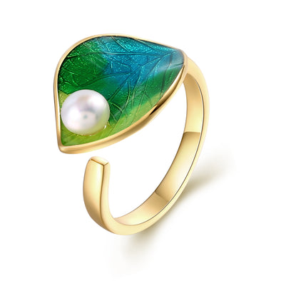 Artilady Pearl Sterling Silver Ring