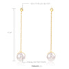 Artilady Sterling Silver Pearl Earrings