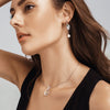 Artilady Sterling Silver Pearl Earrings
