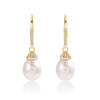 Artilady Sterling Silver Pearl Earrings