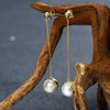 Artilady Sterling Silver Pearl Earrings