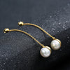 Artilady Sterling Silver Pearl Earrings