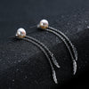 Artilady Sterling Silver Pearl Earrings