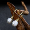 Artilady Sterling Silver Pearl Earrings