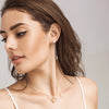 Artilady Sterling Silver Pearl Earrings