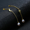 Artilady Sterling Silver Pearl Earrings