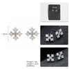 Artilady Women Cross Stud Earrings