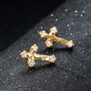 Artilady Women Cross Stud Earrings