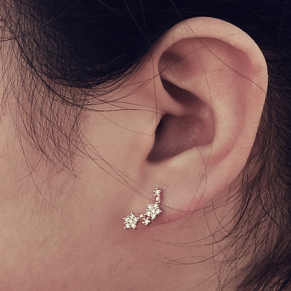 Artilady Women Crystal Stud Earrings