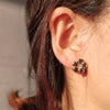 Artilady Women Flower Stud Earrings