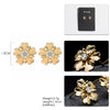 Artilady Women Flower Stud Earrings