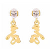 Artilady Women Gold Custom Earrings