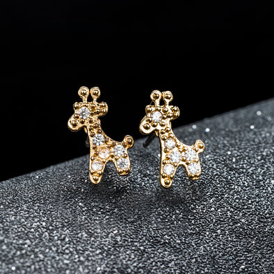 Artilady Women Deer Stud Earrings