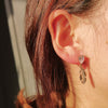 Artilady Women Gold Leaf Earrings