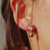 Artilady Women Gold Shell Earrings