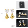 Artilady Women Gold Shell Earrings