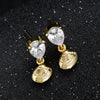 Artilady Women Gold Shell Earrings