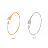 Artilady Women Gold Silver Bangle Bracelet