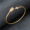 Artilady Women Gold Silver Bangle Bracelet