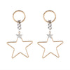 Artilady Women Gold Star Earrings