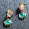 Artilady Women Natural Stone Earrings