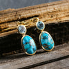 Artilady Women Natural Stone Earrings