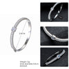 Artilady Women Silver Bangle Bracelet