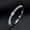 Artilady Women Silver Bangle Bracelet