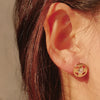 Artilady Women Round Stud Earrings