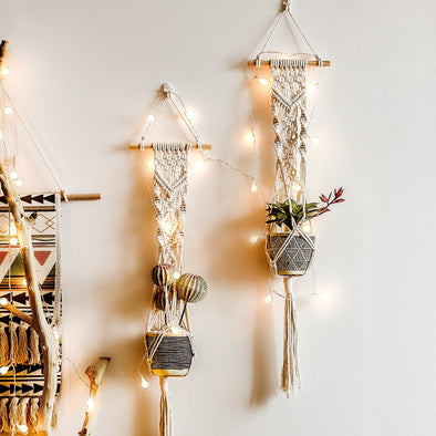 Boho Plant Tapestry Macrame wall hanging Room decor Decor Wall Hanging Farmhouse Decor Wall Rope Wall Tapestries Plants