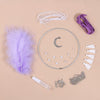 DIY Dream catcher Kit Room Decoration Purple Pink Dreamcatcher Room Decor Cloud Decor Gift  For women