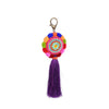 Artilady Pom Pom Colorful Tassel Keychain