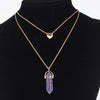 Artilady Layer Natural Stone Choker Necklace