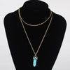 Artilady Opal Layer Choker Necklace
