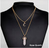 Artilady Layer Natural Stone Choker Necklace