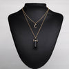 Artilady Layer Natural Stone Choker Necklace