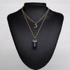 Artilady Layer Natural Stone Choker Necklace